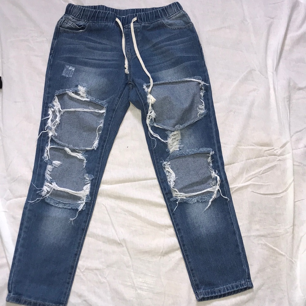Urban behaviour Ripped boyfriend Jeans